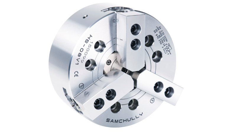 Samchully | HS-08 Токарный трехкулачковый механизированный патрон