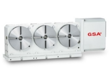 Серия одноосевых поворотных столов с задним расположением двигателя GSA+ CNC‑120RB~250RB